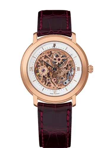 Audemars Piguet Audemars Piguet - 15058OR.OO.A067CR.01 Jules Audemars Skeleton Hand-Wound Pink Gold / Silver
