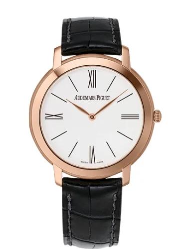Audemars Piguet Audemars Piguet - 15093OR.OO.A002CR.01 Jules Audemars Extra-Thin Pink Gold / White