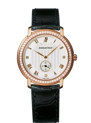 Audemars Piguet - 15103OR.ZZ.A001CR.01 Jules Audemars Small Seconds Pink Gold / Diamond / Silver