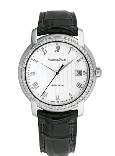 Audemars Piguet - 15140BC.ZZ.A002CR.01 Jules Audemars Selfwinding White Gold / Diamond / White