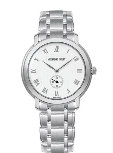 Audemars Piguet - 15155BC.OO.1229BC.01 Jules Audemars Small Seconds White Gold / Silver / Bracelet