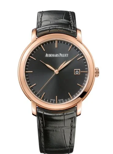 Audemars Piguet - 15170OR.OO.A002CR.01 Jules Audemars Selfwinding Pink Gold / Black