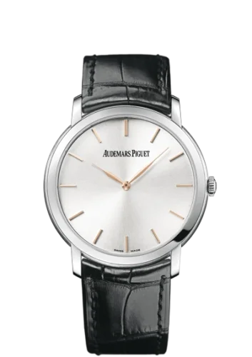 Audemars Piguet Audemars Piguet - 15180BC.OO.A002CR.01 Jules Audemars 15180 Extra-Thin White Gold / Silver