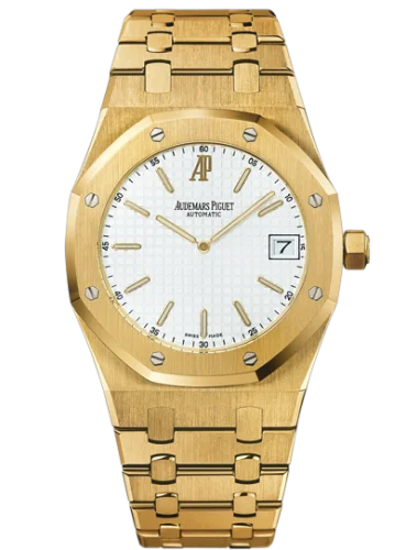 Audemars Piguet - 15202BA.OO.0944BA.01 Royal Oak Extra-Thin Yellow Gold / Silver