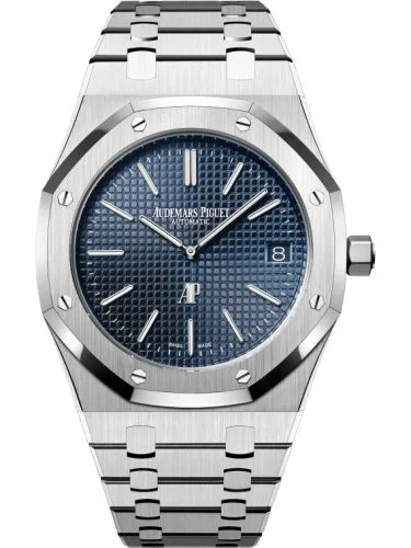 Audemars Piguet - 15202ST.OO.1240ST.01 Royal Oak Extra-Thin Stainless Steel / Blue