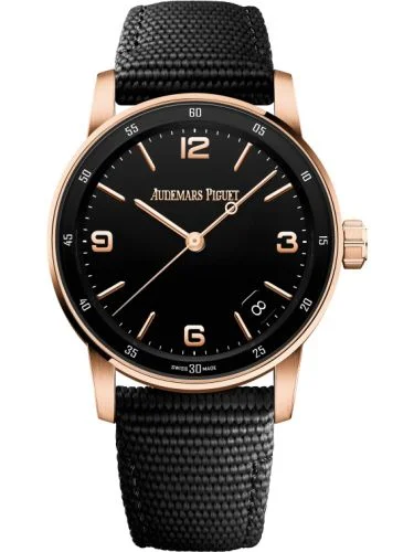 Audemars Piguet CODE 11.59 Automatic Pink Gold / Black / Fabric
