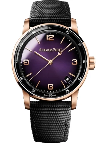Audemars Piguet Audemars Piguet - 15210OR.OO.A002KB.02 CODE 11.59 Automatic Pink Gold / Puple / Fabric
