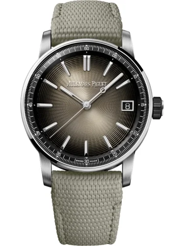 Audemars Piguet Audemars Piguet - 15210QT.OO.A064KB.01 CODE 11.59 Automatic Stainless Steel - Ceramic / Beige / Fabric