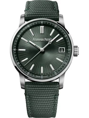 Audemars Piguet CODE 11.59 Automatic Stainless Steel / Green / Fabric