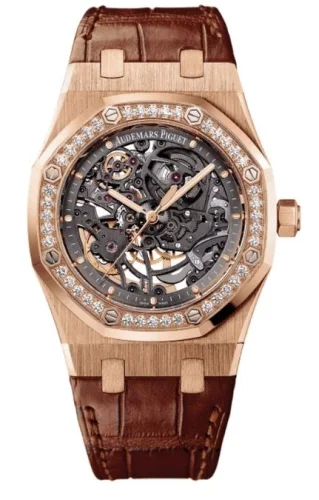 Audemars Piguet Audemars Piguet - 15306OR.ZZ.D088CR.01 Royal Oak 15306 Openworked Selfwinding Pink Gold / Diamond