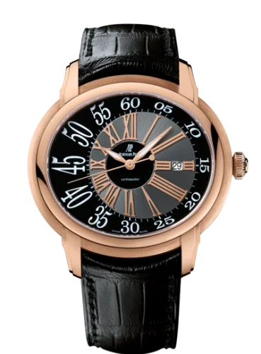 Audemars Piguet - 15320OR.OO.D002CR.01 Millenary Self-Winding Pink Gold / Black