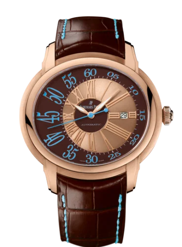 Audemars Piguet - 15320OR.OO.D095CR.01 Millenary Self-Winding Pink Gold / Brown