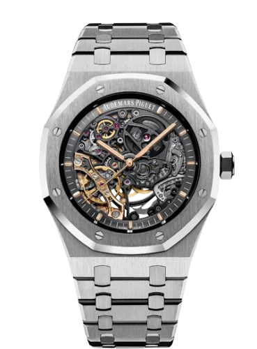 Audemars Piguet Audemars Piguet - 15407ST.OO.1220ST.01 Royal Oak 41 Double Balance Wheel Openworked Stainless Steel