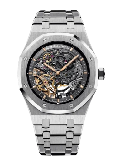 Audemars Piguet Audemars Piguet - 15407ST.OO.1220ST.01 Royal Oak 41 Double Balance Wheel Openworked Stainless Steel