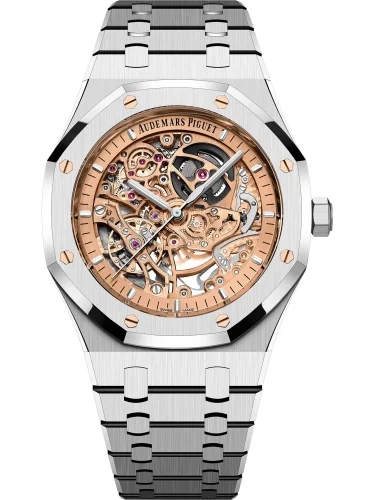 Audemars Piguet Audemars Piguet - 15407ST.OO.1220ST.02 Royal Oak 41 Double Balance Wheel Openworked Stainless Steel