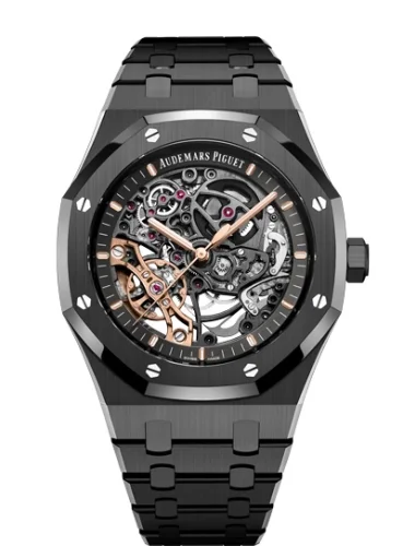 Audemars Piguet Audemars Piguet - 15416CE.OO.1225CE.01 Royal Oak 41 Double Balance Wheel Openworked Black Ceramic