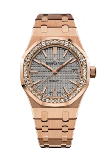 Audemars Piguet - 15451OR.ZZ.1256OR.02 Royal Oak 15451 Selfwinding Pink Gold / Grey
