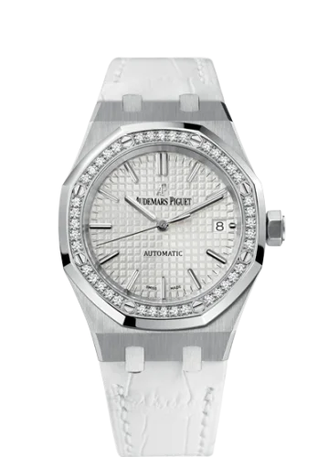 Audemars Piguet - 15451ST.ZZ.D011CR.01 Royal Oak 15451 Selfwinding Stainless Steel / Diamond / Silver / Strap