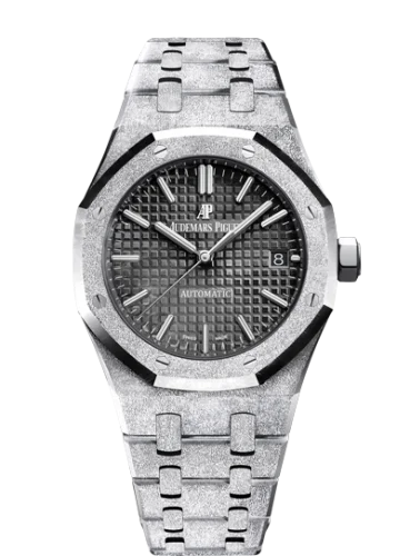 Audemars Piguet - 15454BC.GG.1259BC.03 Royal Oak 15454 Selfwinding Frosted White Gold / Black