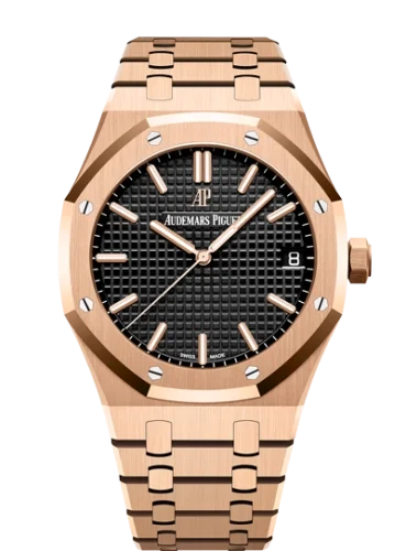 Audemars Piguet Audemars Piguet - 15500OR.OO.1220OR.01 Royal Oak 15500 Pink Gold / Black