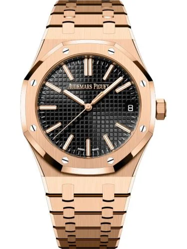 Audemars Piguet Royal Oak Selfwinding 41 Pink Gold / Black / 50th Anniversary