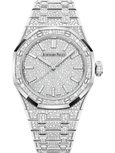 Audemars Piguet Audemars Piguet - 15552BC.ZZ.1358BC.01 Royal Oak Selfwinding 37 Whtie Gold - Snow-Set