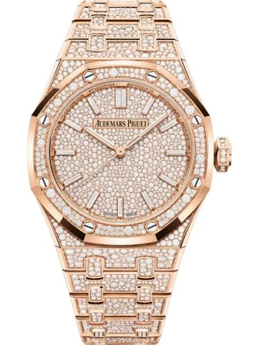 Audemars Piguet Audemars Piguet - 15552OR.ZZ.1358OR.01 Royal Oak Selfwinding 37 Pink Gold - Snow-Set