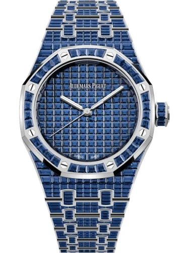 Audemars Piguet Audemars Piguet - 15554BC.SS.1274BC.01 Royal Oak Self-Winding 37 Blue Sapphire / 50th Anniversary