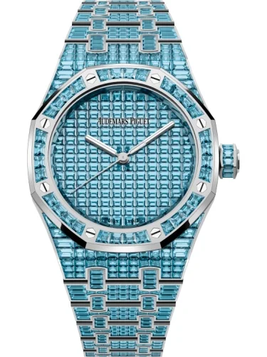 Audemars Piguet Audemars Piguet - 15554BC.TO.1274BC.01 Royal Oak Self-Winding 37 Blue Topaz / 50th Anniversary