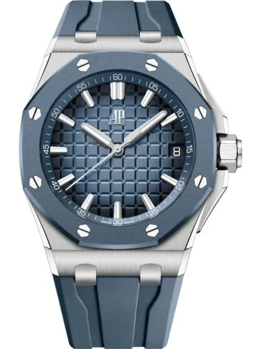 Audemars Piguet - 15605SK.OO.A350CA.01 Royal Oak Offshore Selfwinding Titanium - Rubber / Blue