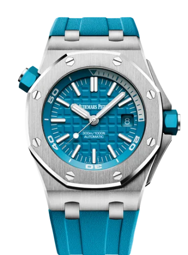 Audemars Piguet - 15710ST.OO.A032CA.01 Royal Oak Offshore Diver Stainless Steel / Turquoise