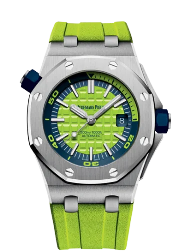 Audemars Piguet - 15710ST.OO.A038CA.01 Royal Oak Offshore Diver Stainless Steel / Green