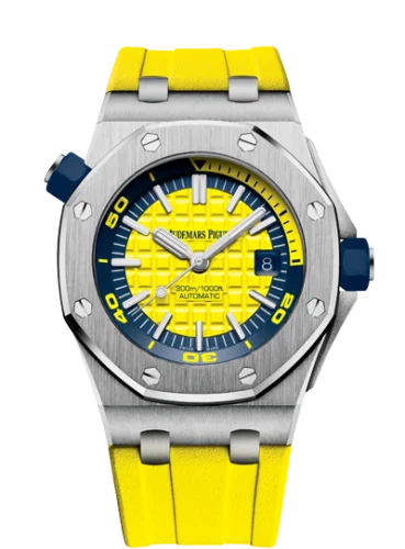 Audemars Piguet - 15710ST.OO.A051CA.01 Royal Oak Offshore Diver Stainless Steel / Yellow