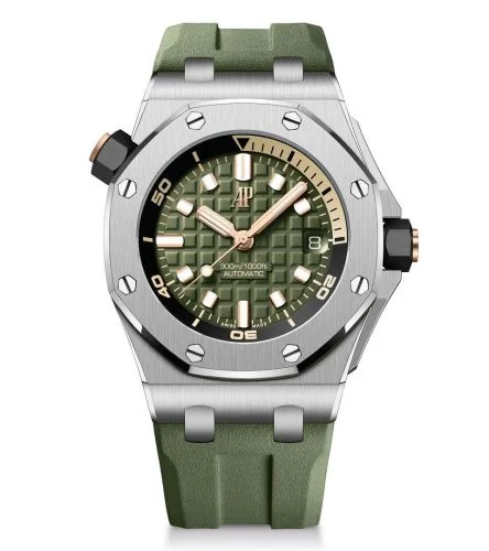 Audemars Piguet Audemars Piguet - 15720ST.OO.A052CA.01 Royal Oak Offshore Diver Stainless Steel / Green