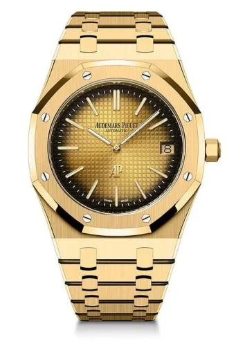 Audemars Piguet - 16202BA.OO.1240BA.01 Royal Oak Extra-Thin Yellow Gold / Champagne / 50th Anniversary