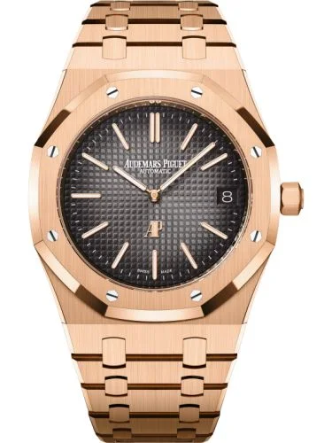 Audemars Piguet - 16202OR.OO.1240OR.02 Royal Oak Extra-Thin Pink Gold / Grey