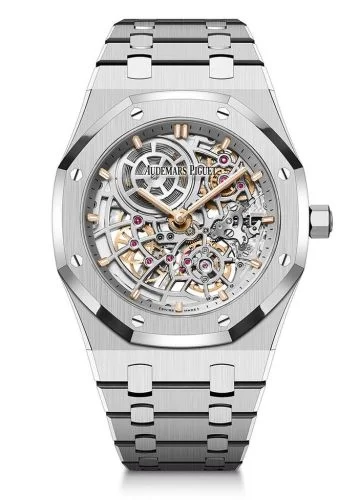 Audemars Piguet Royal Oak Extra-Thin Openworked Stainless Steel / 50th Anniversary