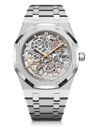 Audemars Piguet Audemars Piguet - 16204ST.OO.1240ST.01 Royal Oak Extra-Thin Openworked Stainless Steel / 50th Anniversary