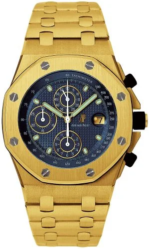 Audemars Piguet - 25721BA.O.1000BA.02 Royal Oak OffShore 25721 Chronograph Yellow Gold / Blue