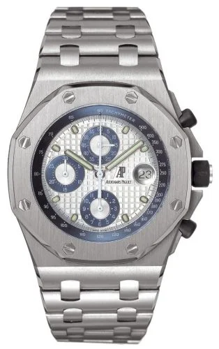 Audemars Piguet - 25721TI.OO.1000TI.03 Royal Oak OffShore 25721 Chronograph Titanium / Silver / Blue