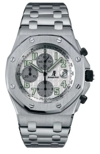 Audemars Piguet - 25721TI.OO.1000TI.05 Royal Oak OffShore 25721 Chronograph Titanium / Silver