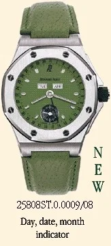 Audemars Piguet Audemars Piguet - 25808ST.O.0009/08 Royal Oak OffShore 25808 Full Calendar Green