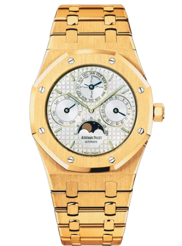 Audemars Piguet - 25820BA.OO.0944BA.02 Royal Oak Perpetual Calendar Yellow Gold / Silver