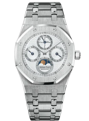 Audemars Piguet - 25820SP.OO.0944SP.03 Royal Oak Perpetual Calendar Stainless Steel / Platinum / Silver
