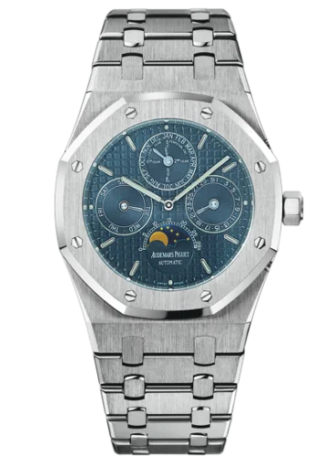 Audemars Piguet - 25820ST.OO.0944ST.04 Royal Oak Perpetual Calendar Stainless Steel / Dark Blue