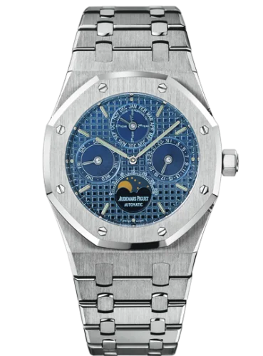 Audemars Piguet - 25820ST.OO.0944ST.05 Royal Oak Perpetual Calendar Stainless Steel / Blue