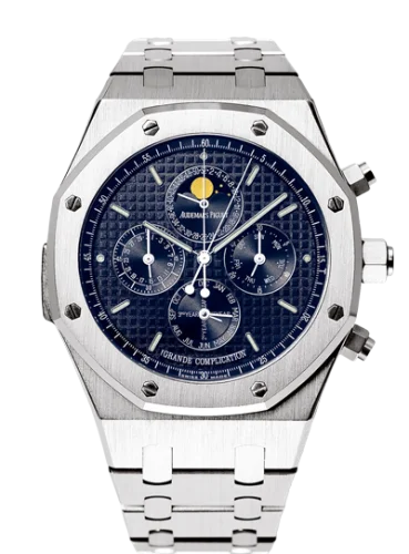 Audemars Piguet - 25865BC.OO.1105BC.01 Royal Oak Grande Complication White Gold / Blue