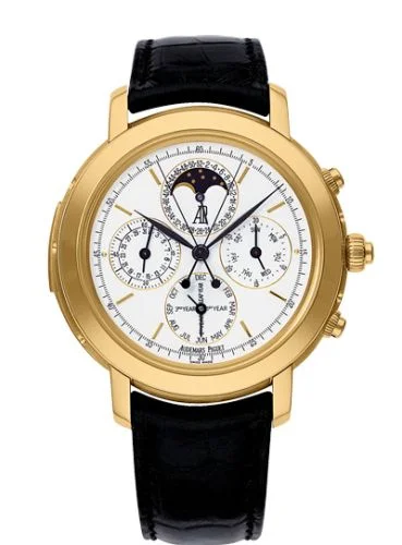 Audemars Piguet - 25866BA.OO.D002CR.01 Jules Audemars 25866 Grande Complication Yellow Gold / White