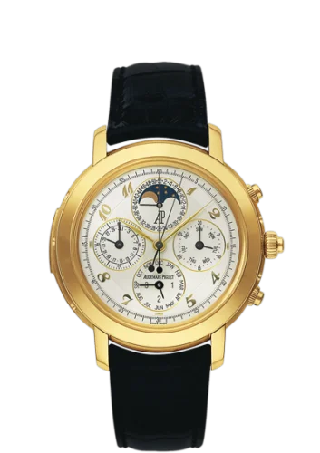 Audemars Piguet - 25866BA.OO.D002CR.02 Jules Audemars 25866 Grande Complication Yellow Gold / White Breguet