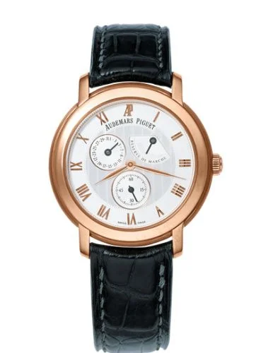 Audemars Piguet Jules Audemars Small Seconds & Power Reserve Pink Gold / Silver